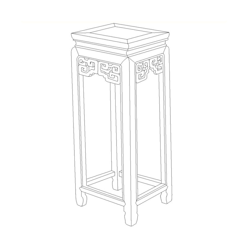 flower stand,rosewood furniture