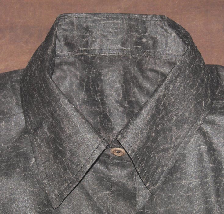 Long sleeve Victory pattern Xiangyunsha silk men shirts
