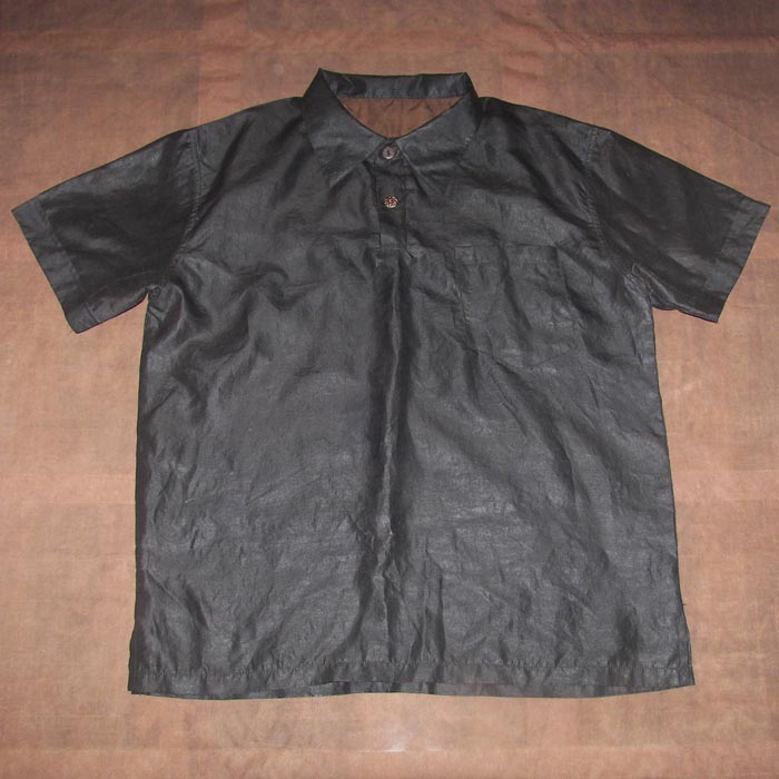 OEEA Silk mens short sleeve polo