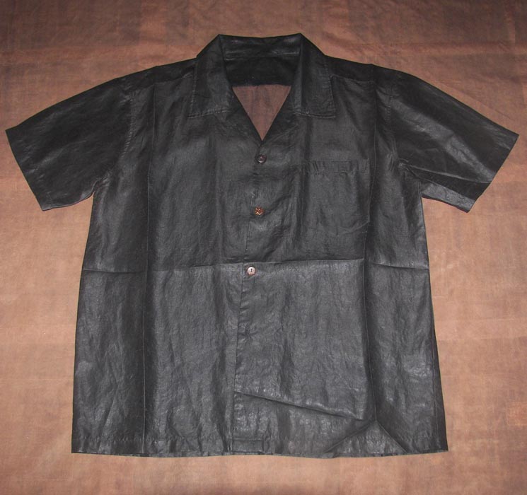 Womens Black silk suit