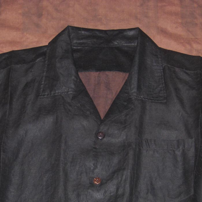 Womens Black silk suit