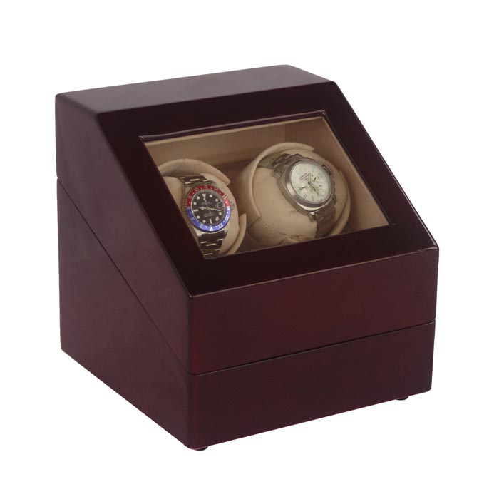 Double watch winder with 4 watch cases