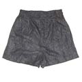 Mens Black silk short trousers