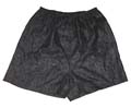 men Black silk shorts